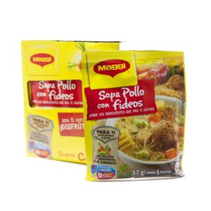 MAGGI SOPA POLLO FIDEOS DISPLAY (12X60G)